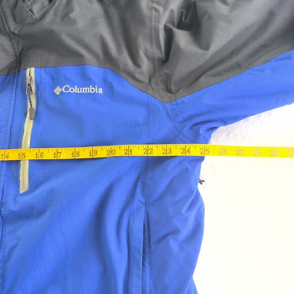 Columbia Omni Heat Interchange Removable Liner & Hood Men's XL Blue/Black - Picture 10 of 12